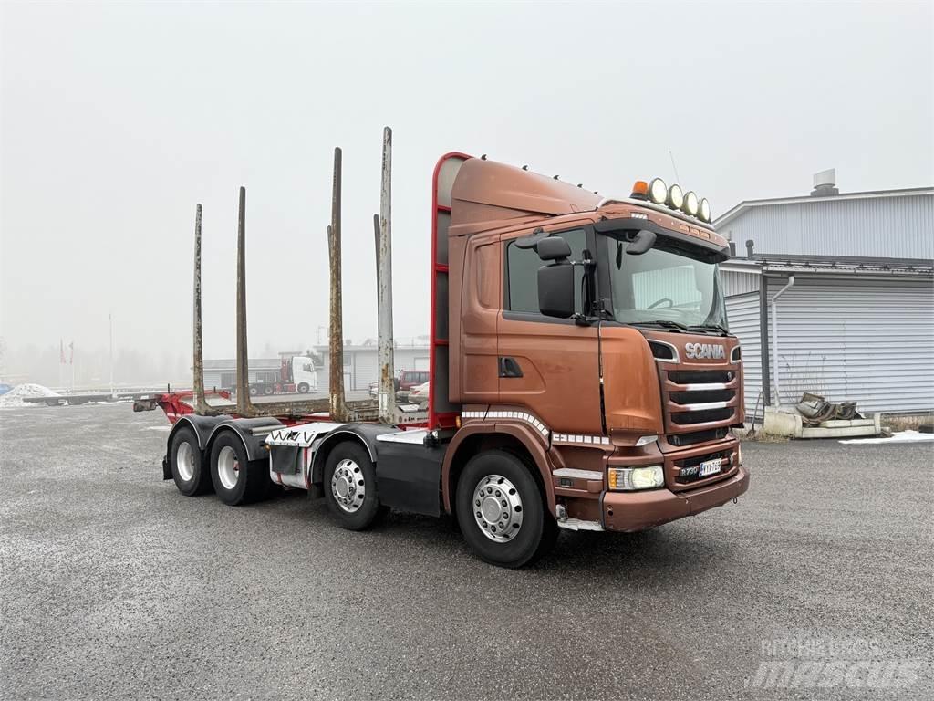 Scania R 730 8X4 Nákladné vozidlá na prepravu dreva