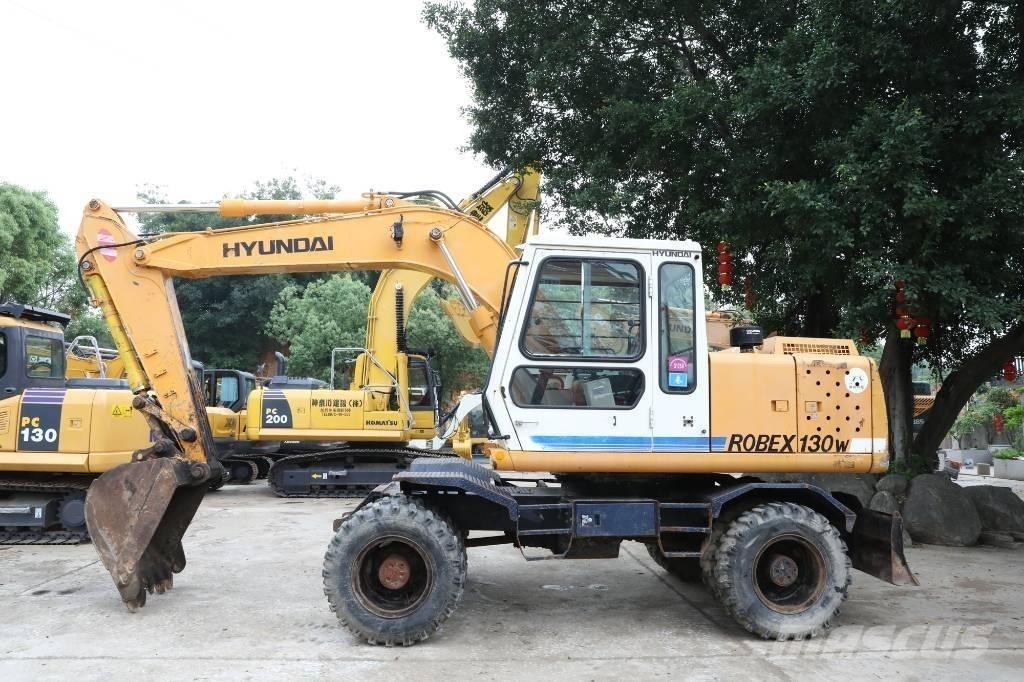 Hyundai Robex 130 W Kolesové rýpadlá