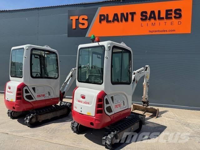 Takeuchi TB 216 Mini rýpadlá < 7t