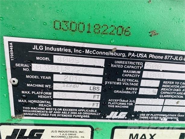JLG 400 S Teleskopické plošiny