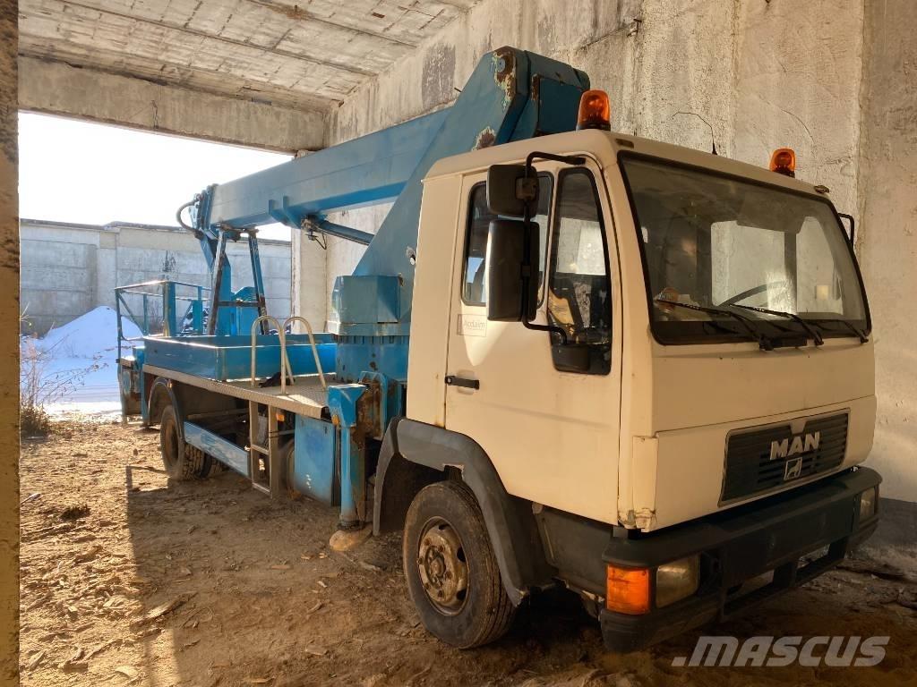MAN 8.163 Autožeriavy, hydraulické ruky