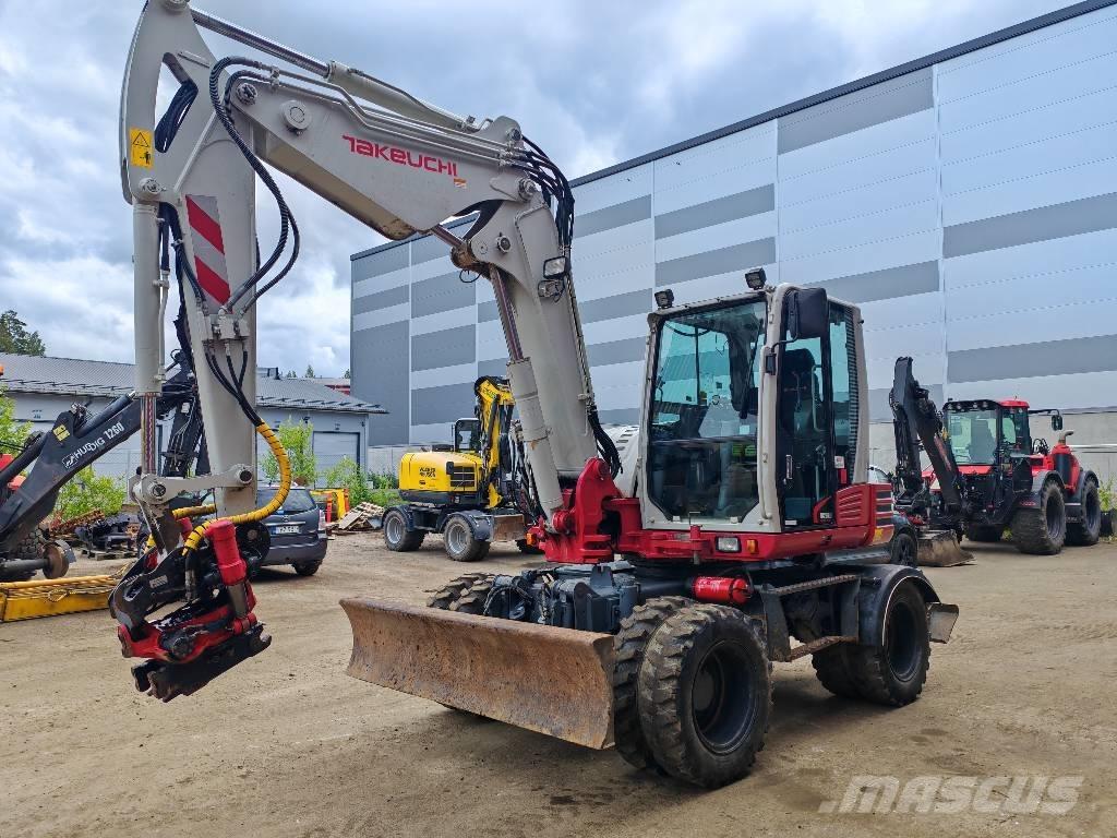 Takeuchi TB295W Kolesové rýpadlá