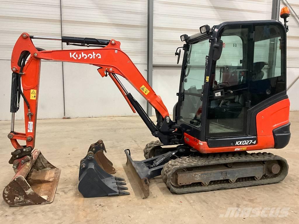 Kubota KX 027-4 Mini rýpadlá < 7t