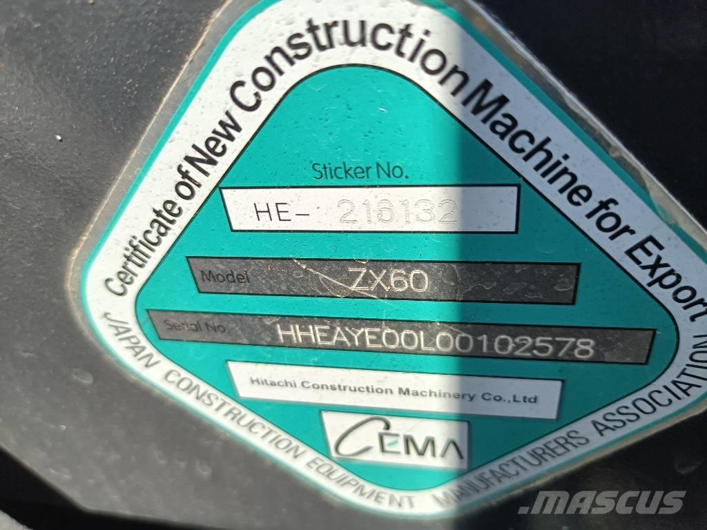 Hitachi 60 Pásové rýpadlá