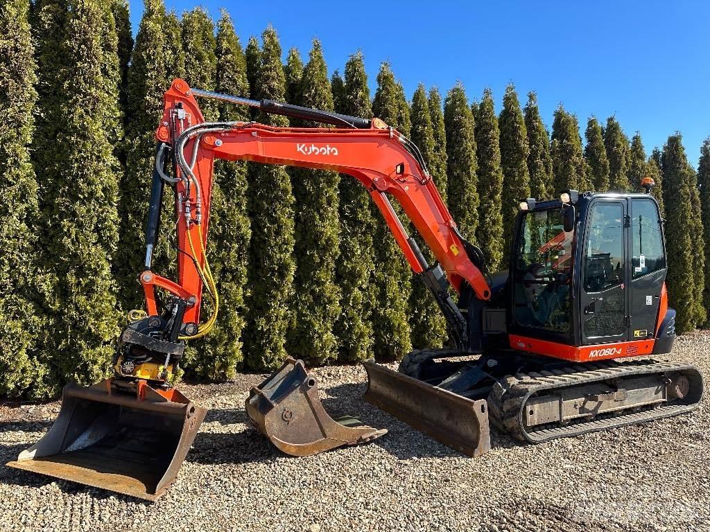 Kubota KX 080-4 Mini rýpadlá < 7t