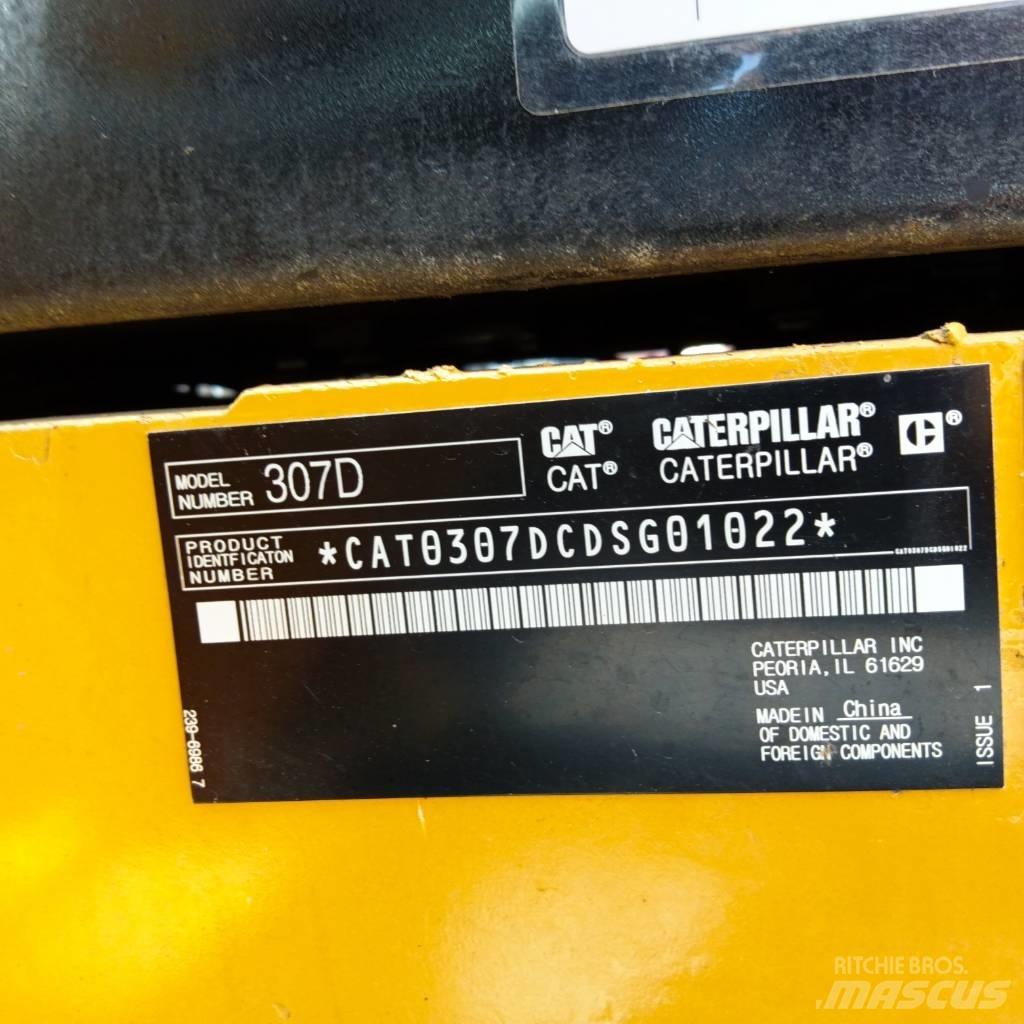 CAT 307D Pásové rýpadlá