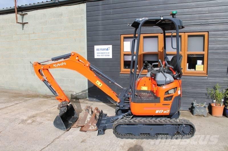 Kubota U 17-3 Mini rýpadlá < 7t
