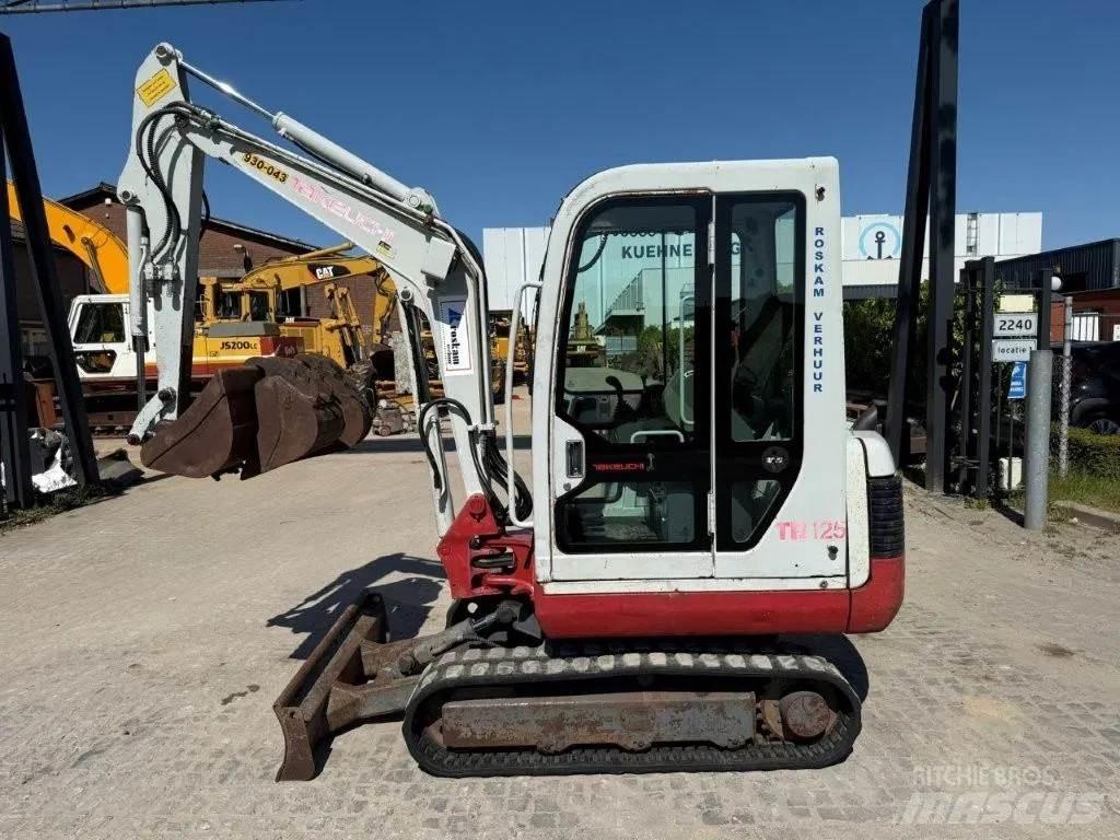 Takeuchi TB125 Mini rýpadlá < 7t
