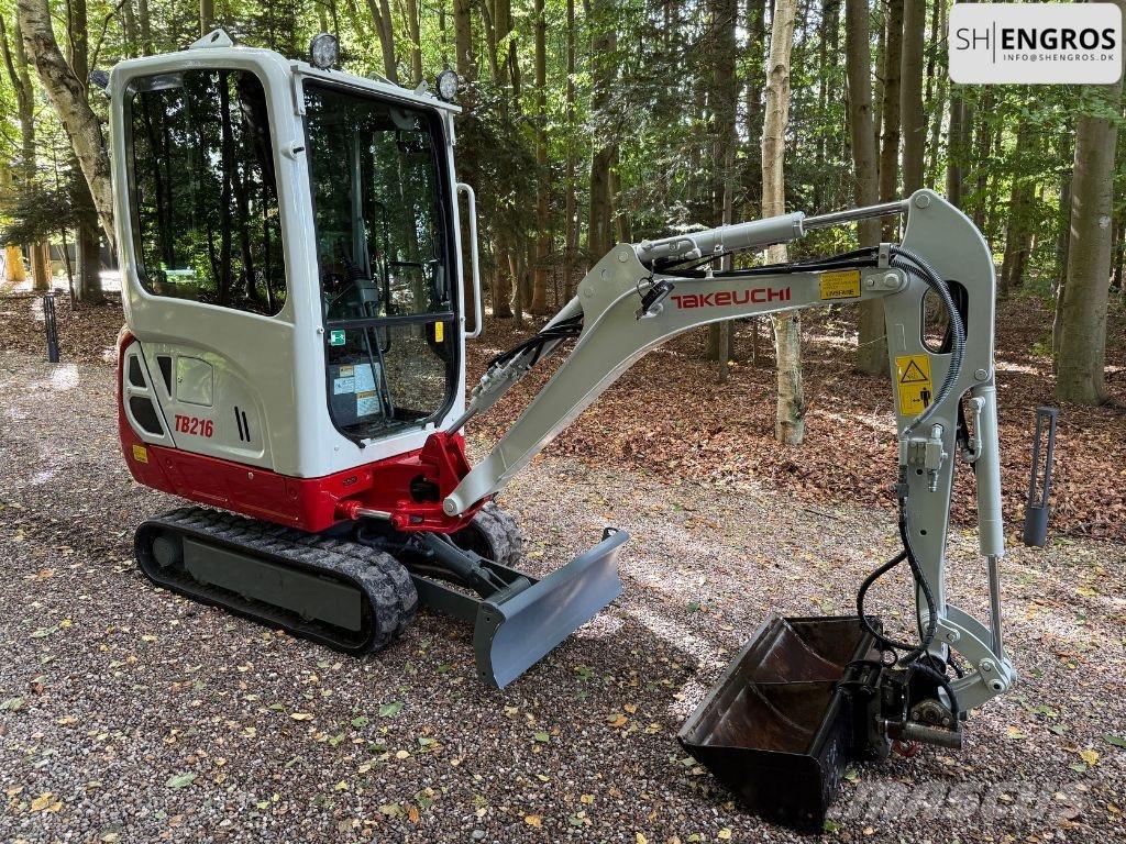 Takeuchi TB 216 Mini rýpadlá < 7t