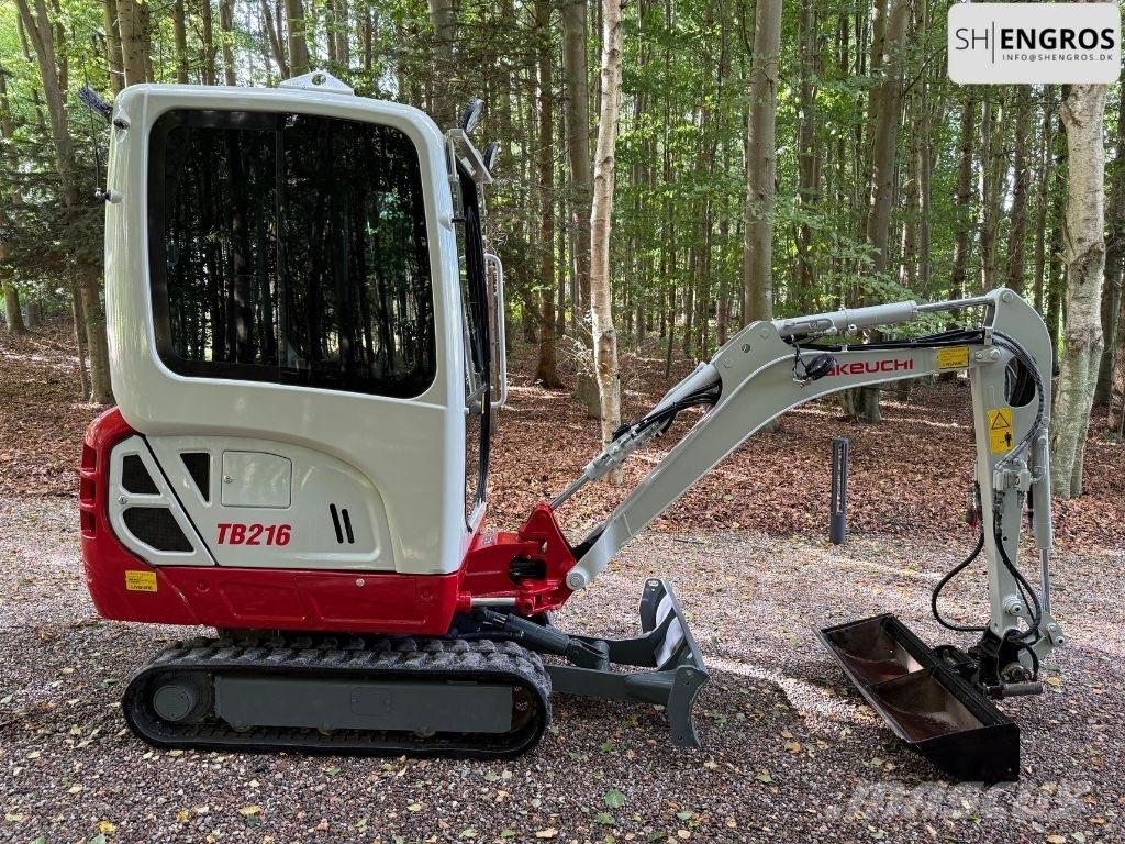 Takeuchi TB 216 Mini rýpadlá < 7t