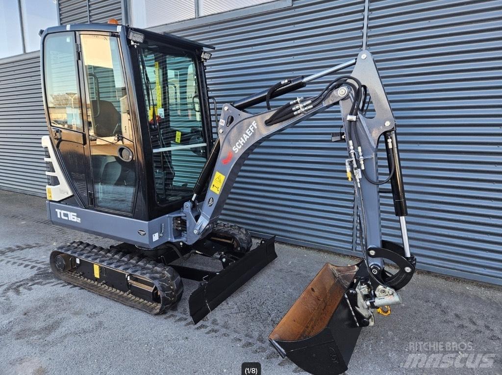Terex tc16-2 Mini rýpadlá < 7t