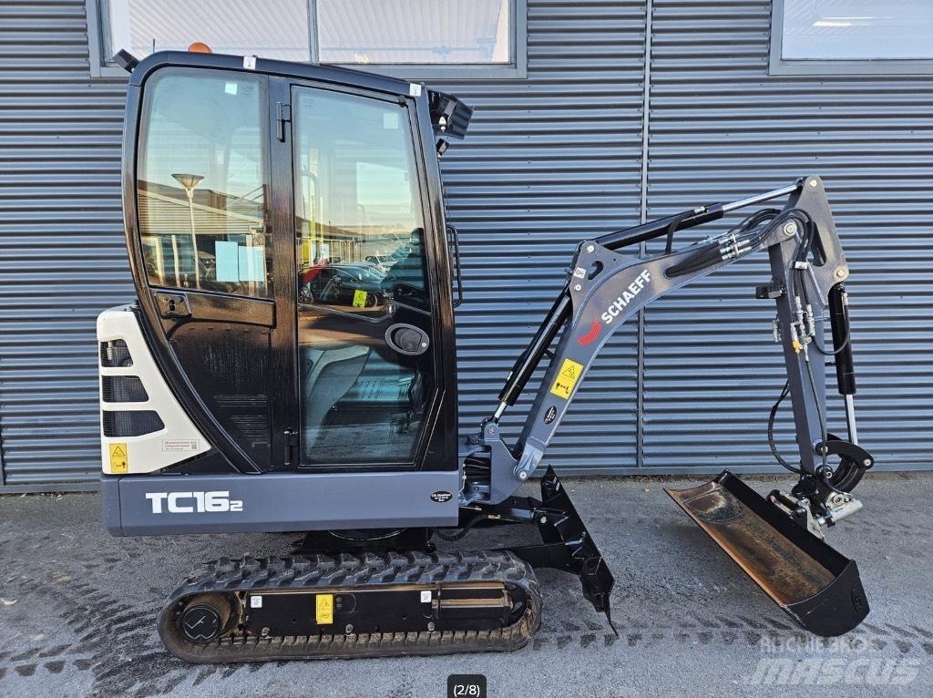 Terex tc16-2 Mini rýpadlá < 7t