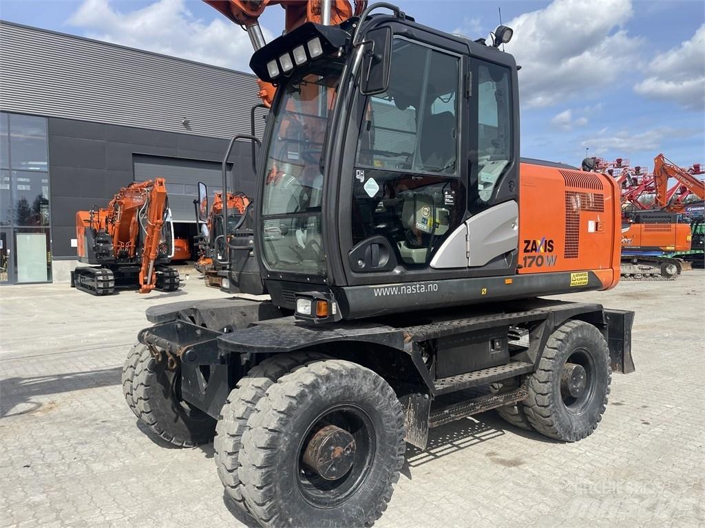 Hitachi ZX 170 W-5 B Kolesové rýpadlá