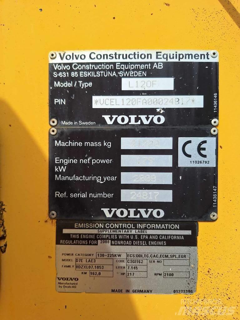 Volvo L 120 F Kolesové nakladače