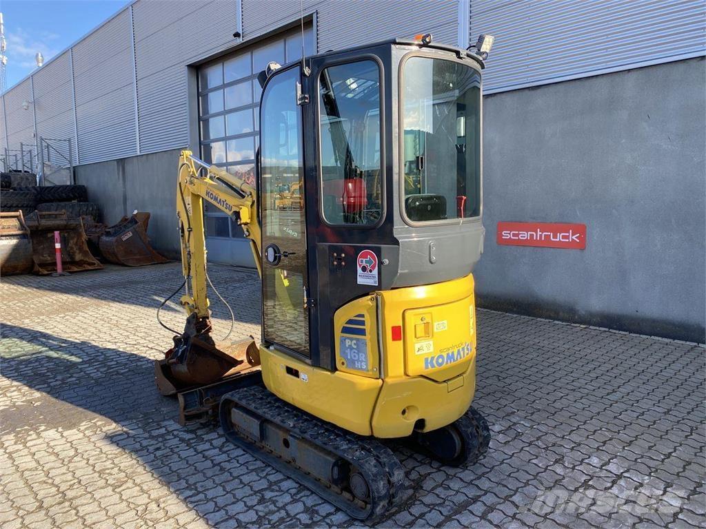 Komatsu PC16R-3HS Kolesové rýpadlá