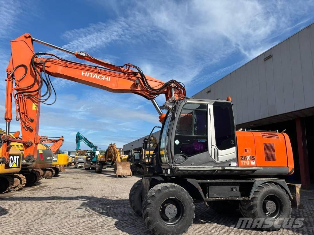 Hitachi ZX 170 W-3 Kolesové rýpadlá