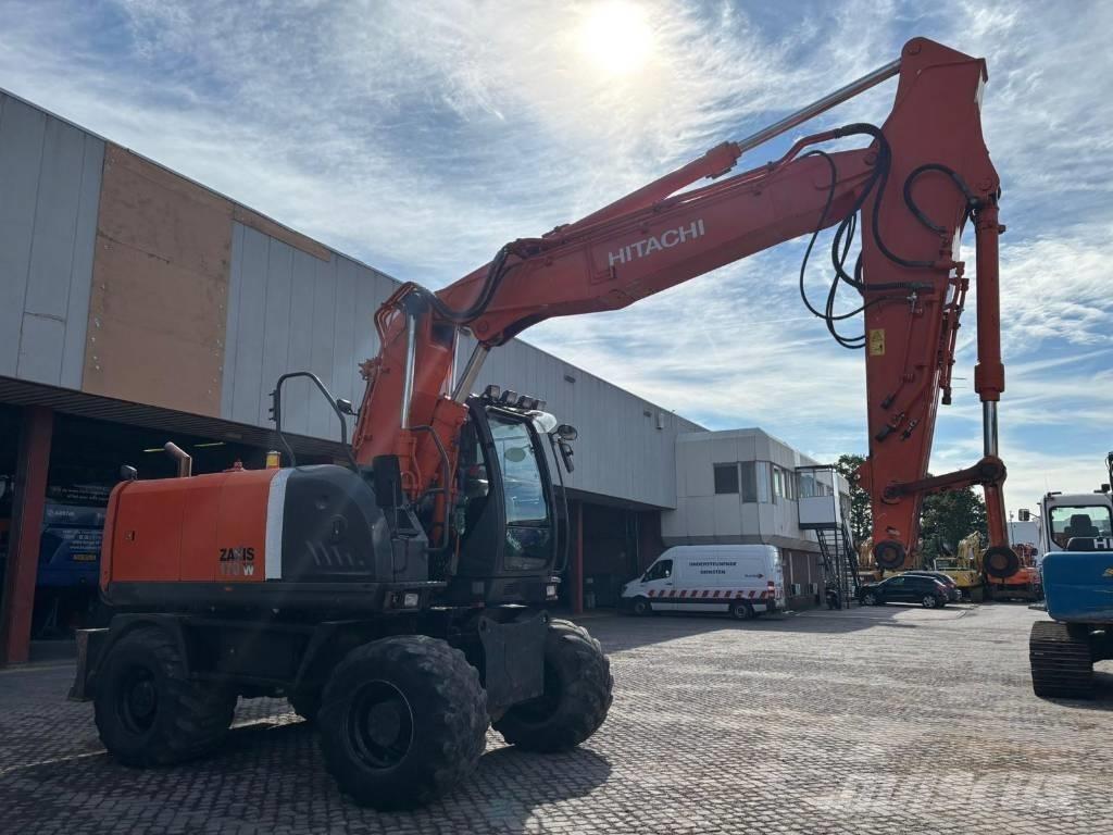 Hitachi ZX 170 W-3 Kolesové rýpadlá