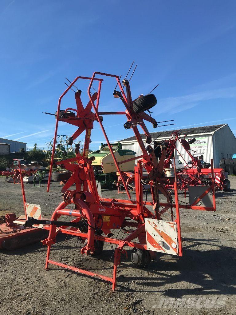 Kuhn GF 6401 MH Obracače a zhrabovače sena