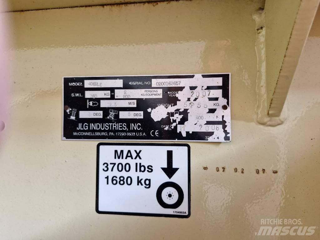 JLG 4069 LE Nožnicové zdvíhacie plošiny
