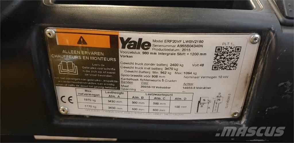 Yale ERP20VF 2014 Akumulátorové vozíky