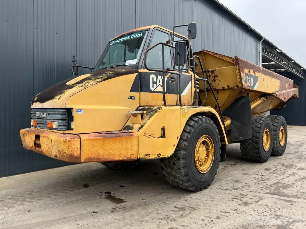 CAT 730 Kĺbové nákladné autá