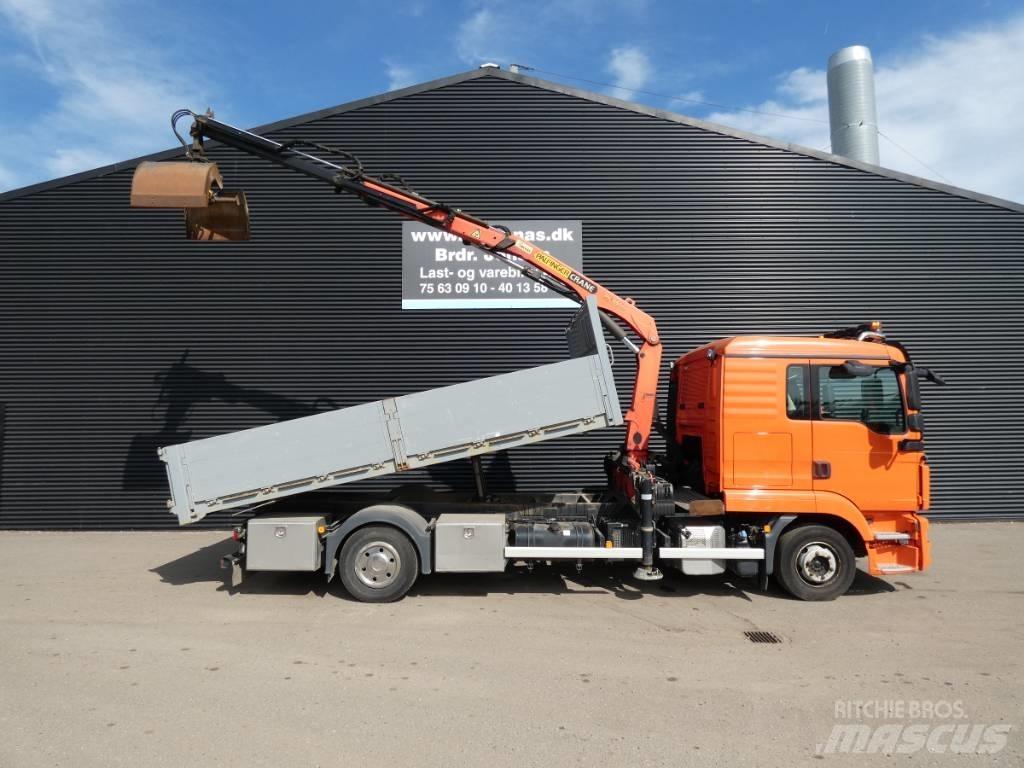 MAN TGL 12.220 Autožeriavy, hydraulické ruky