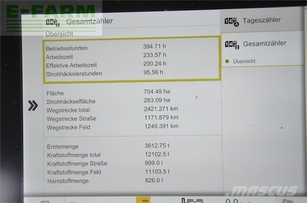 CLAAS trion 730 Kombinované zberacie stroje