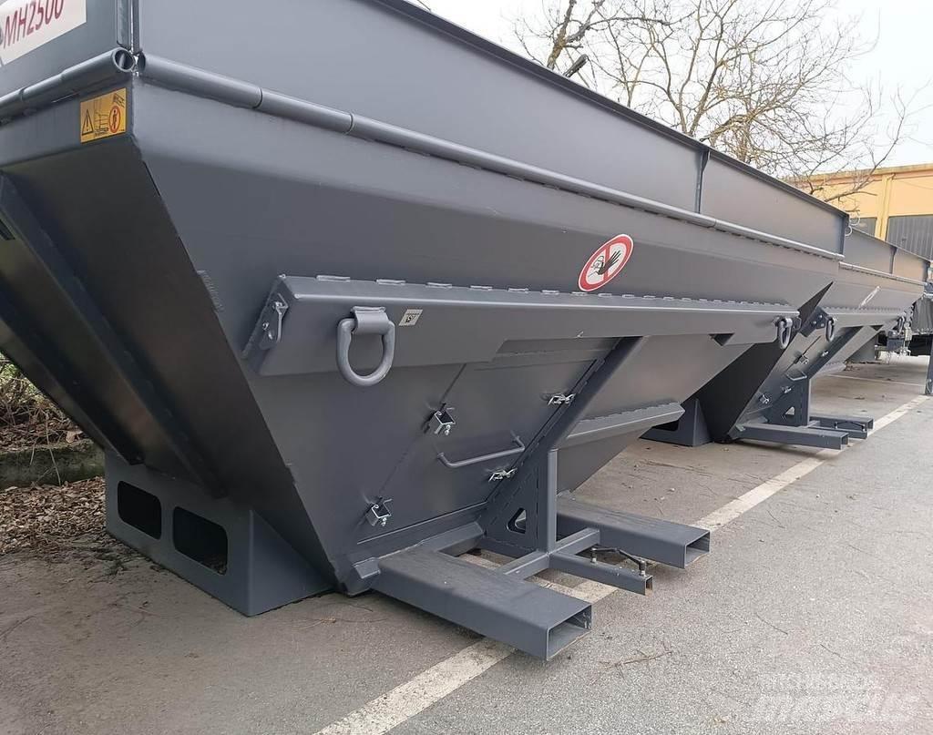 Dynapac MH2500 Kŕmidlá, kŕmne žľaby