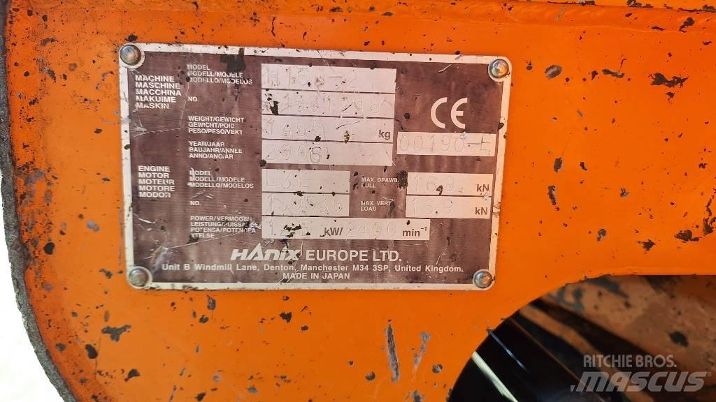Hanix H15B-2 Mini rýpadlá < 7t