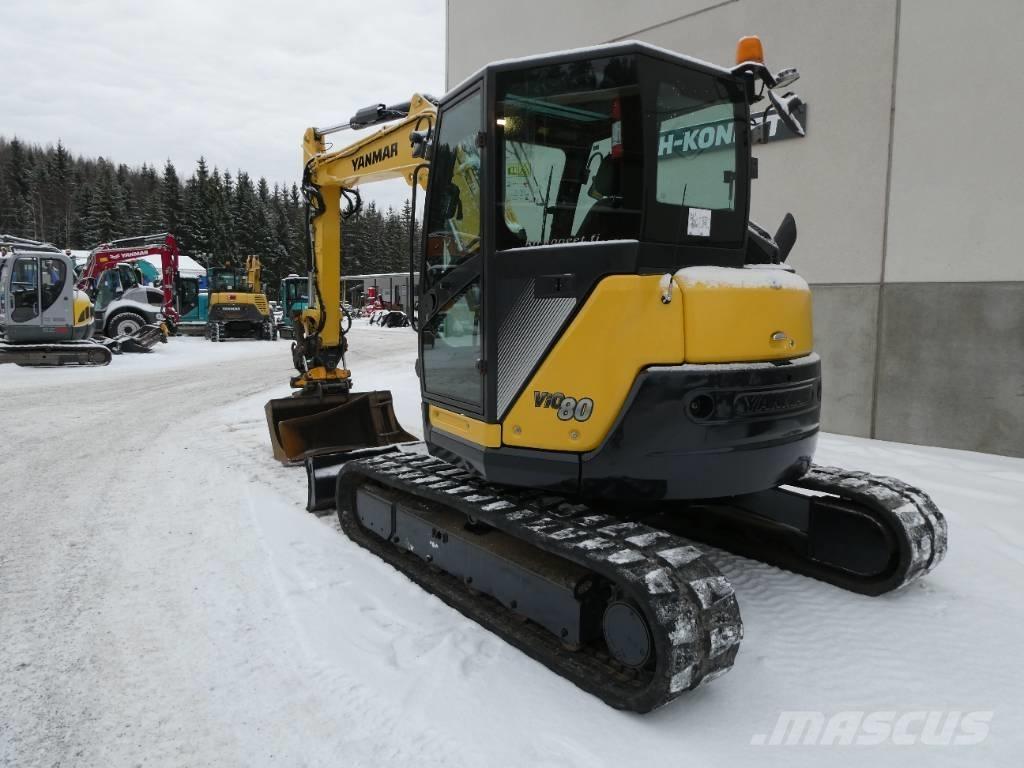 Yanmar Vio 80-1A Midi rýpadlá 7 t - 12 t