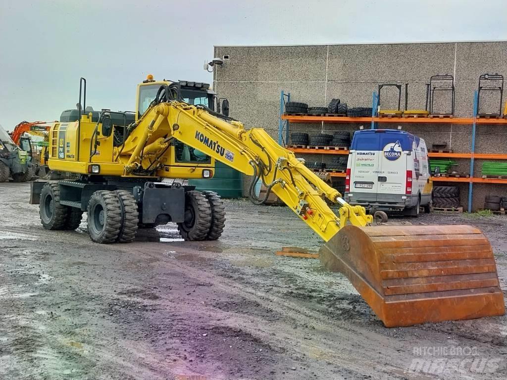 Komatsu PW148-8 Kolesové rýpadlá