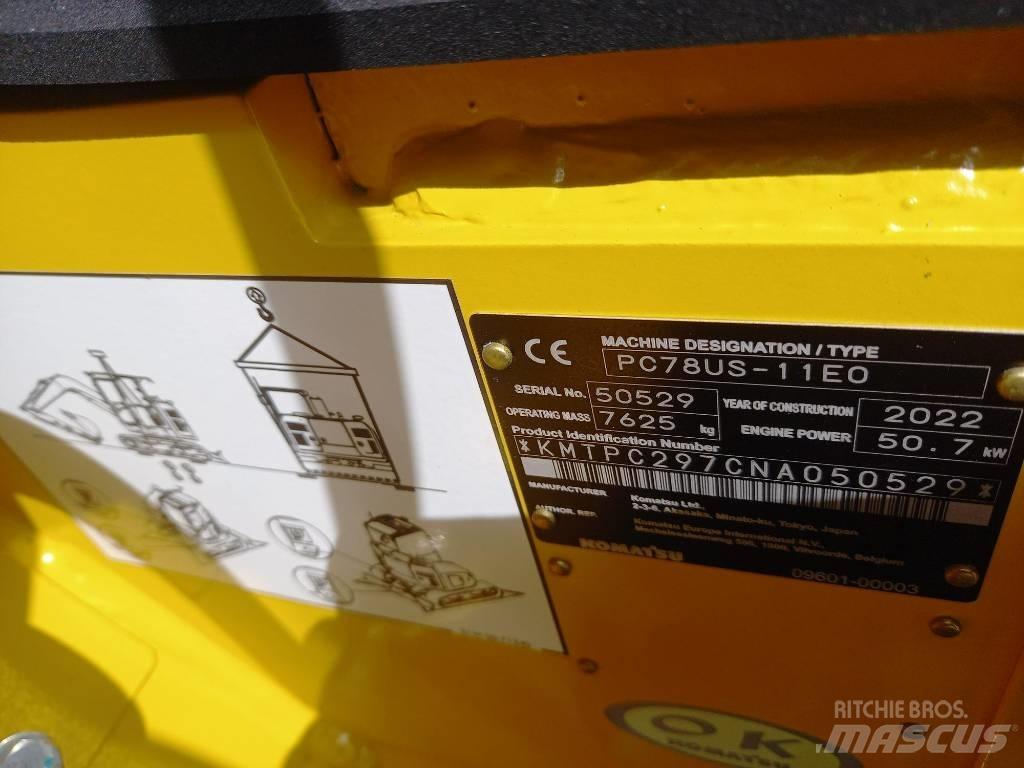 Komatsu PC78US-11EO Midi rýpadlá 7 t - 12 t