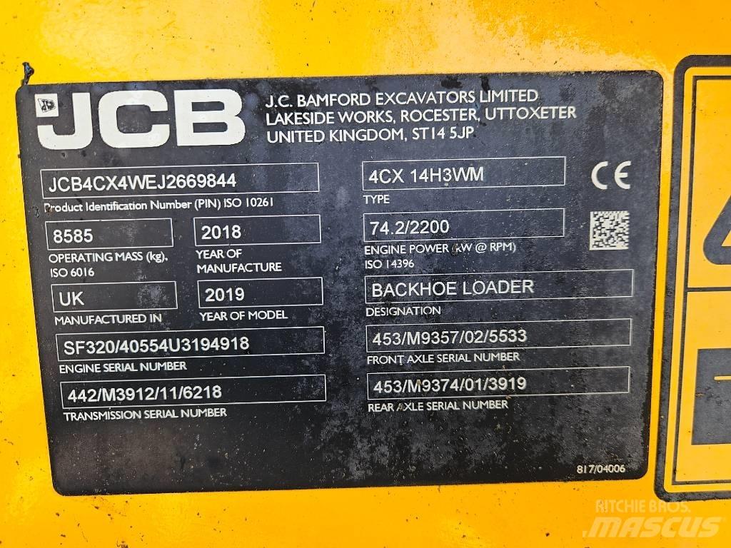 JCB 4 CX Eco Rýpadlo-nakladače