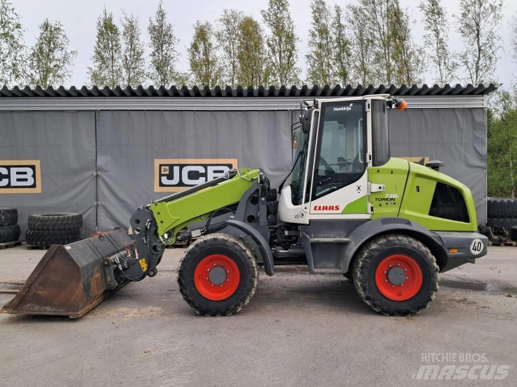 CLAAS 738T Teleskopické kolesové nakladače