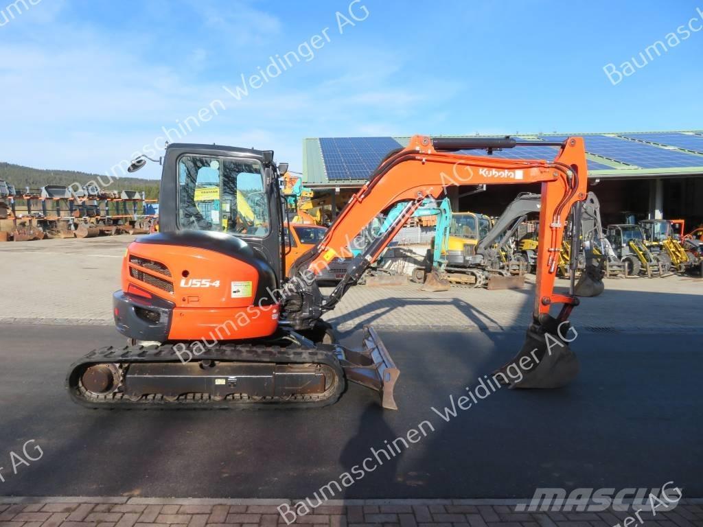 Kubota U 55-4 Mini rýpadlá < 7t