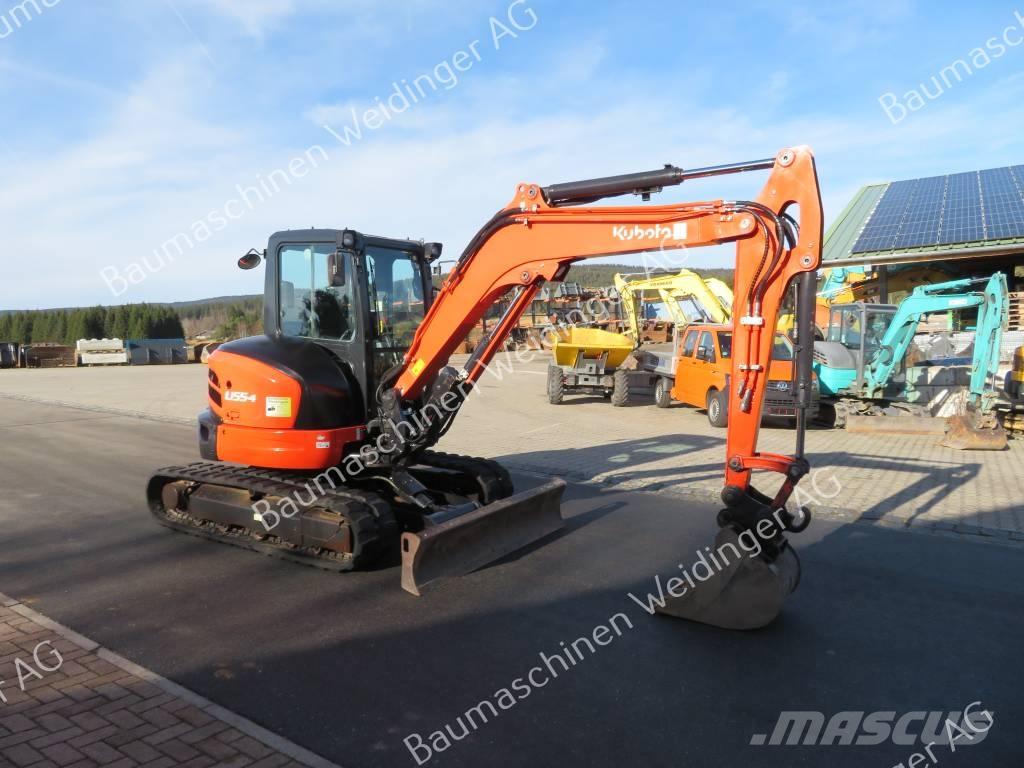 Kubota U 55-4 Mini rýpadlá < 7t
