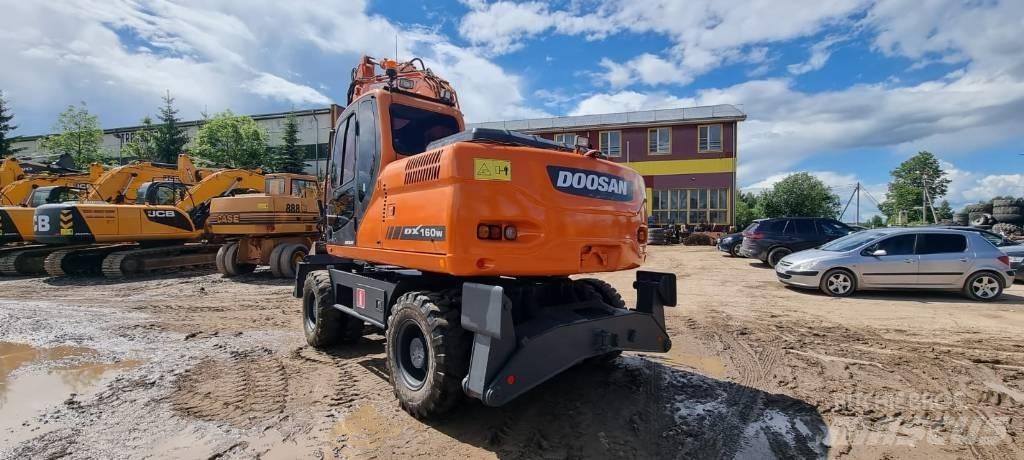 Doosan DX 160 W Kolesové rýpadlá
