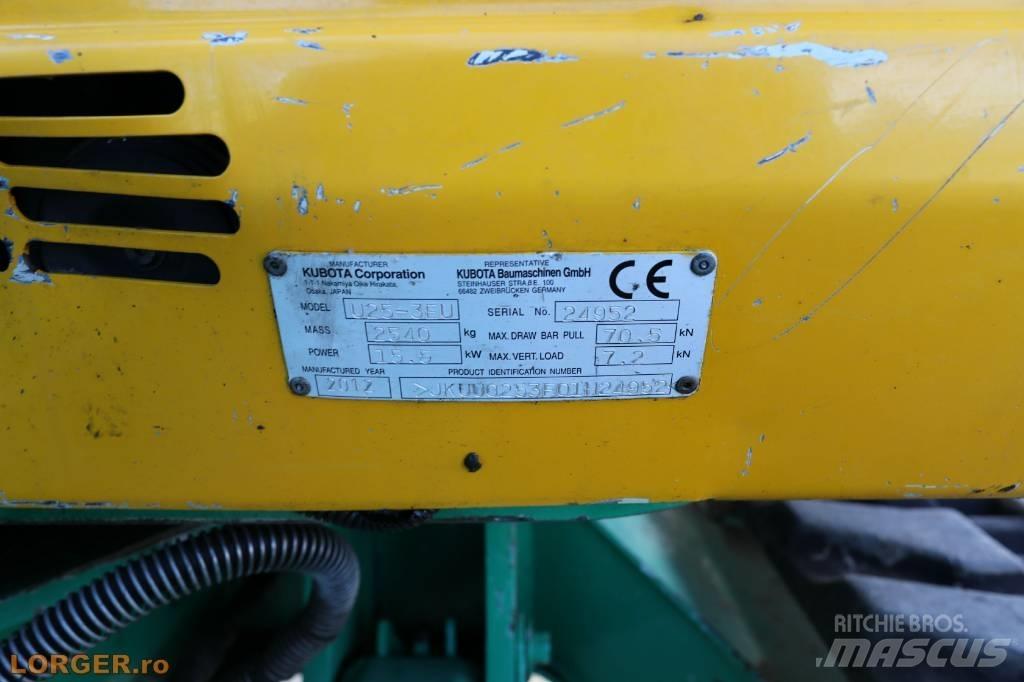 Kubota U25 - 3EU Mini rýpadlá < 7t
