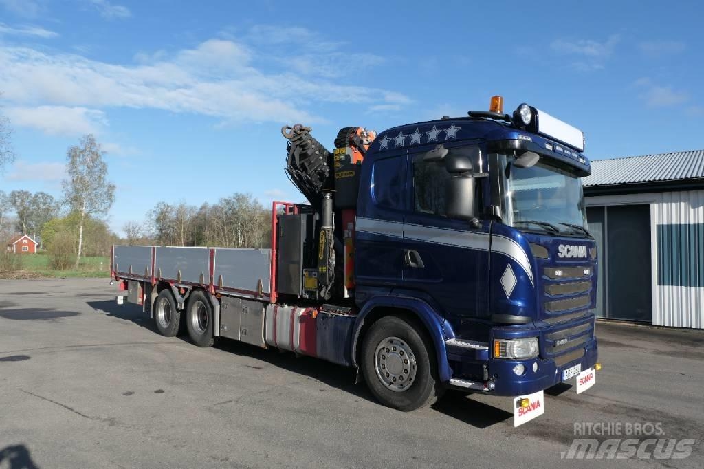 Scania G450 6x2 Autožeriavy, hydraulické ruky
