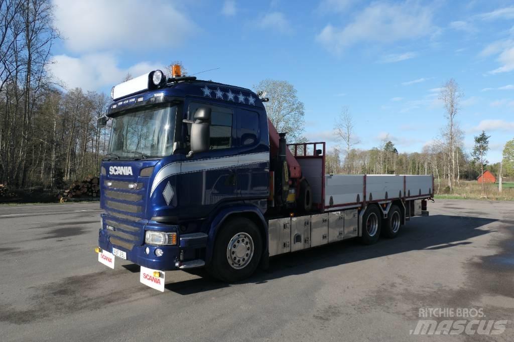 Scania G450 6x2 Autožeriavy, hydraulické ruky