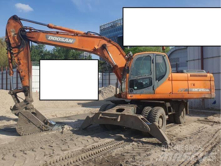 Doosan DX 210 WA Kolesové rýpadlá