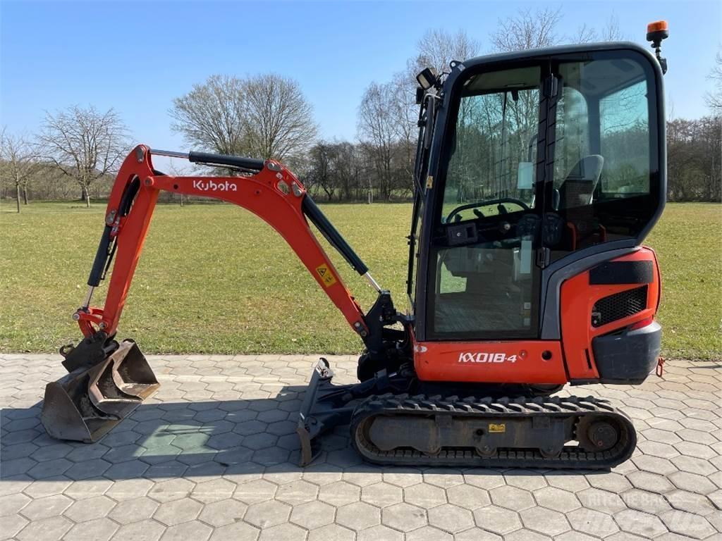 Kubota KX18-4 Mini rýpadlá < 7t