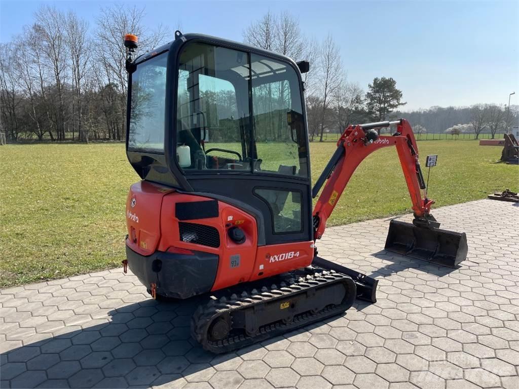 Kubota KX18-4 Mini rýpadlá < 7t