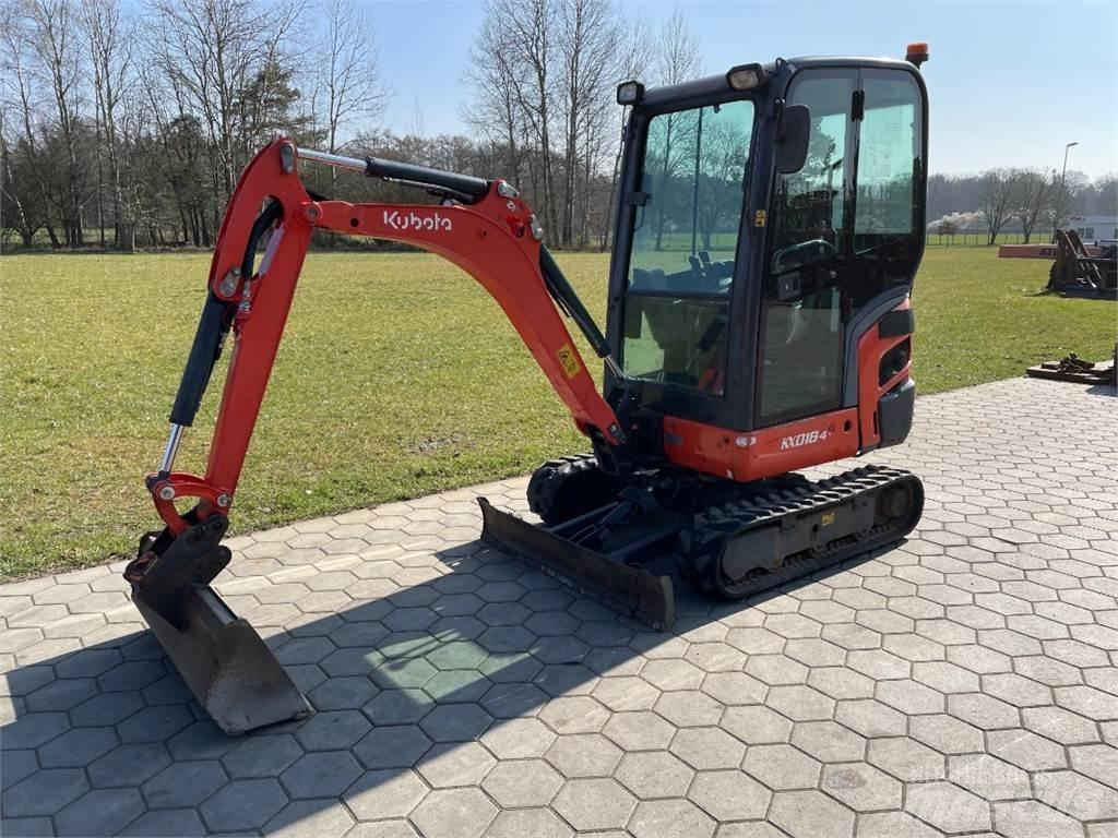 Kubota KX18-4 Mini rýpadlá < 7t