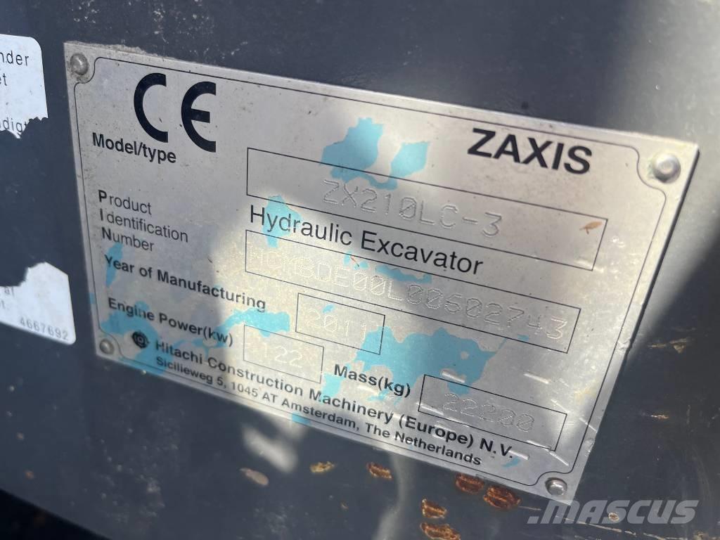 Hitachi ZX 210 LC-3 Pásové rýpadlá