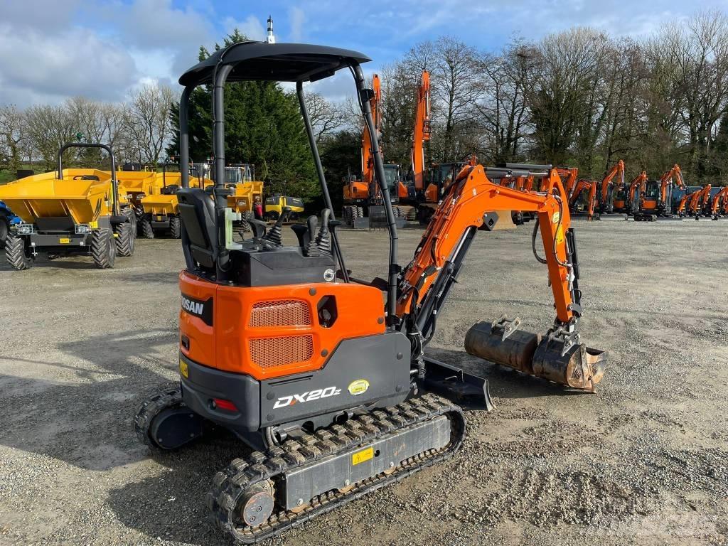 Doosan DX20z Mini rýpadlá < 7t