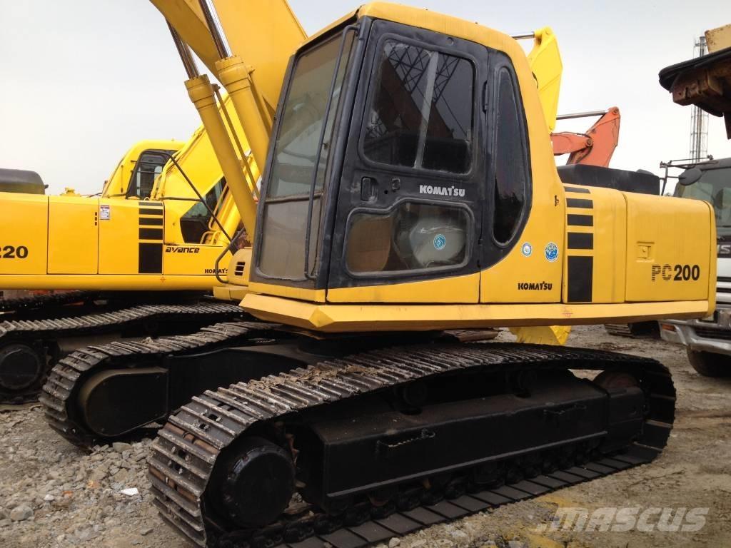 Komatsu PC200-6 Pásové rýpadlá