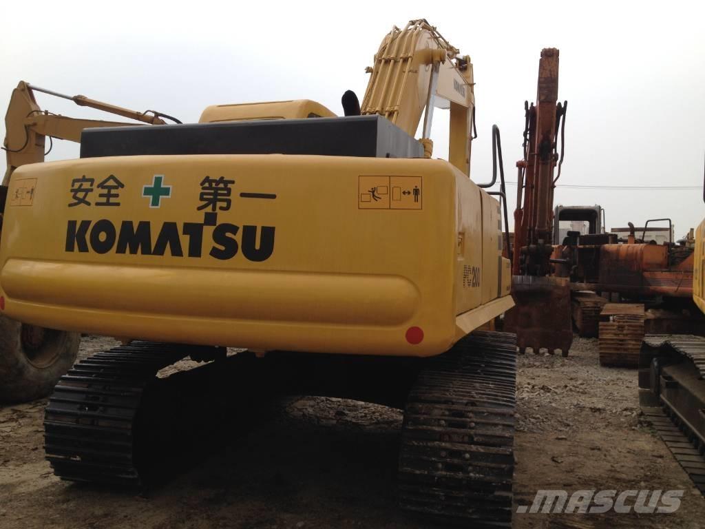 Komatsu PC200-6 Pásové rýpadlá