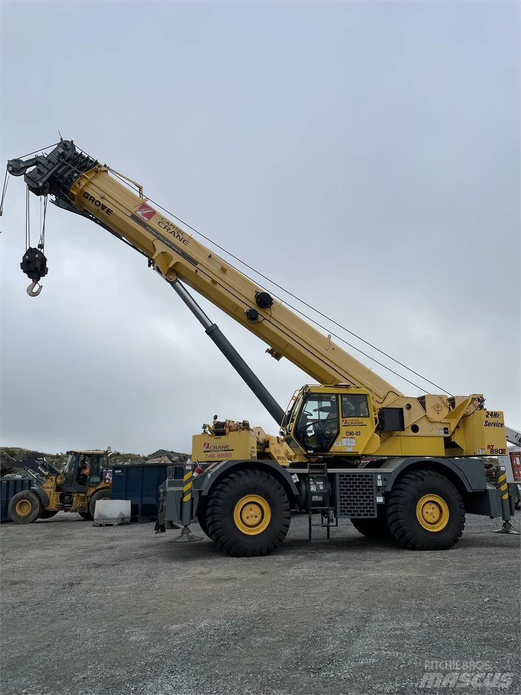 Grove RT890E Žeriavy pre ťažký terén