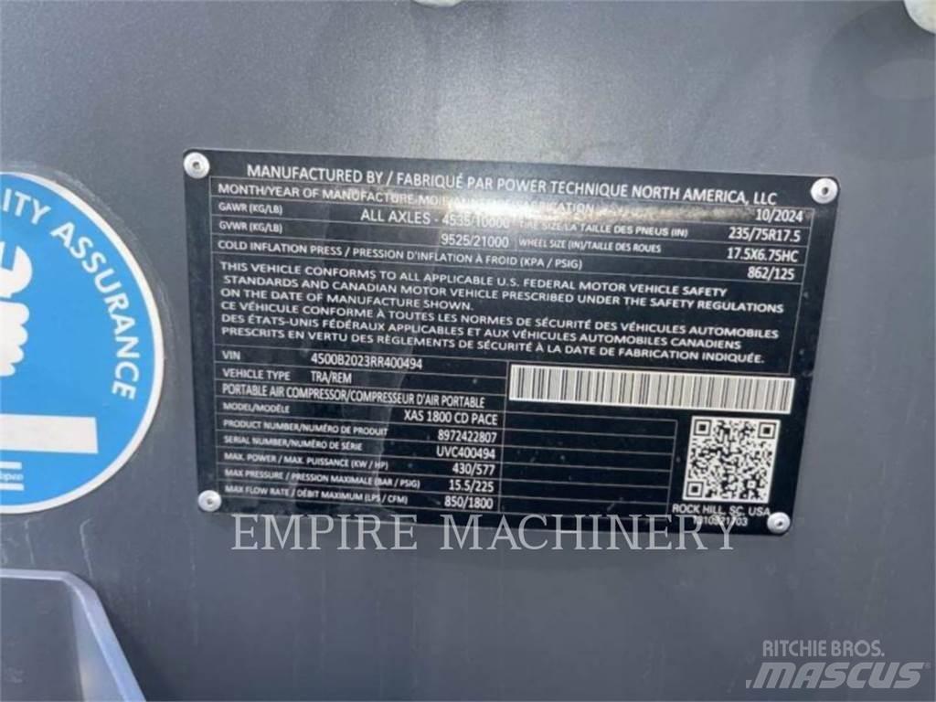 Atlas Copco XAS1800CD Kompresory
